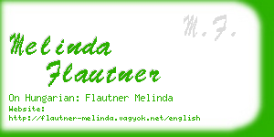 melinda flautner business card